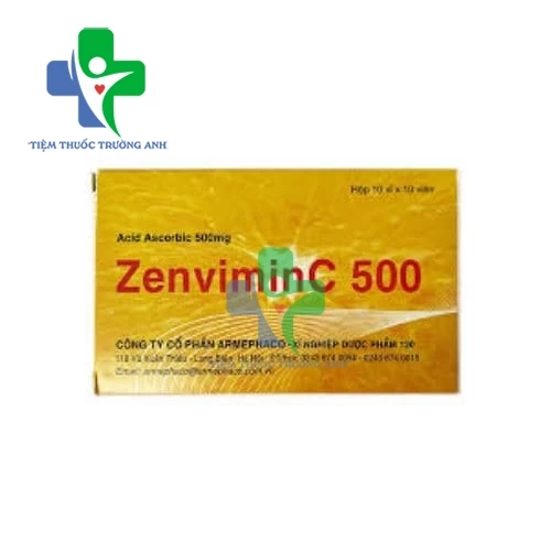 Zenvimin C 500mg Armephaco - Điều trị và dự phòng các bệnh lý thiếu vitamin C